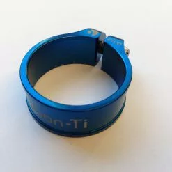 Carbon Ti X-Clamp 3 Blue 31.8mm