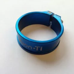 Carbon Ti X-Clamp 3 Blue 34.9mm