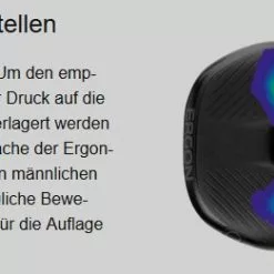 Ergon SM Pro Men Stealth M/L Sattel -Shimano-Laden ergon sm pro men sattel 8 4