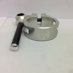 Far And Near QR Clamp Carbon-Alloy 31.8mm Silber Sattelstützenklemme -Shimano-Laden far and near qr clamp 31.8 silber 2