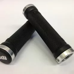 ODI Ruffian Lock-On Grips Black/silver Lenkergriffe