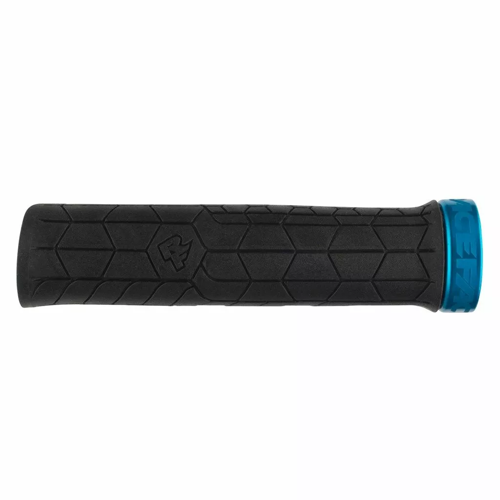 Race Face Getta Grip Lock-On 33mm Black/turquoise Lenkergriffe 2 Race Face Getta Grip Lock-On 33mm Black/turquoise Lenkergriffe – Bild 2
