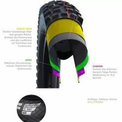 Schwalbe Magic Mary Addix Soft Super Trail SnakeSkin Tubeless Easy E-50 29x2.40 Reifen -Shimano-Laden schwalbe super trail