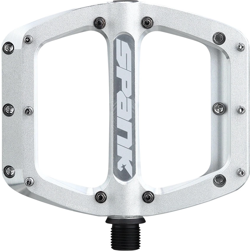 Spank Spoon 100 Pedalen Raw Silver 2 Spank Spoon 100 Pedalen Raw Silver – Bild 2