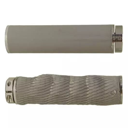 TMR Designs Imprint Grips Premium Magnesium/silber Lenkergriffe 1 TMR Designs Imprint Grips Premium Magnesium/silber Lenkergriffe